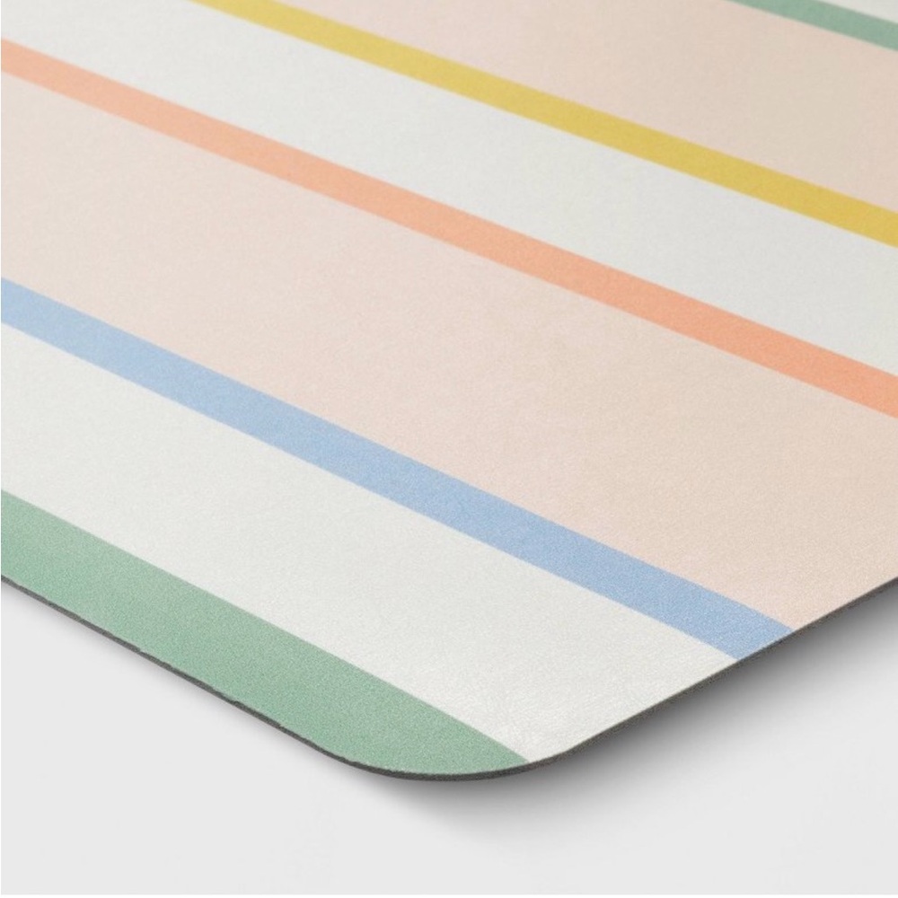Room Essentials Multicolor Striped Kitchen Mat - Picture 4 of 4